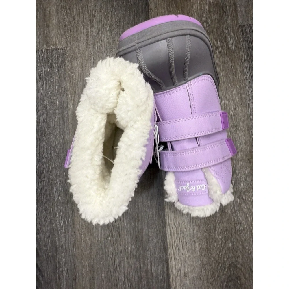 Toddler Denver Winter Boots - Cat & Jack Purple Snow Boot size 10 Toddler